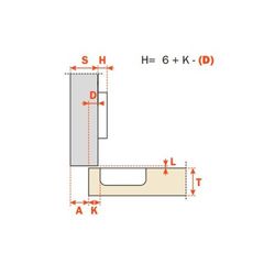 BISAGRA SALICE ACODADA C2B6G99