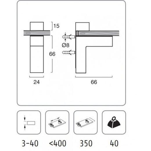 BLISTER 2 SOP.PELICANO 2445 CROMO MATE