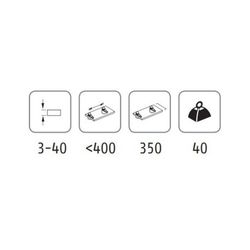 BLISTER 2 UDS. SOPORTE PELICANO 2445 C.MATE