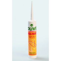 CARTUCHO SILICONA OLIVE MULTIUSO TRANSP