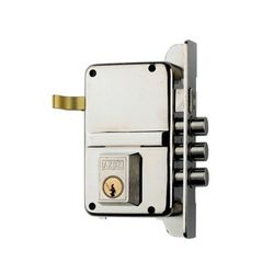 CERRADURA SOLAPADA SEGURIDA Nº8 NIKEL