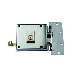 CERRADURA SOLAPADA SEGURIDAD Nº6 NIKEL