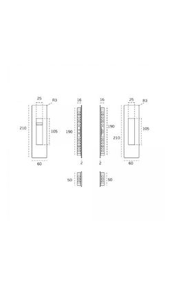 CIERRE MAGNETICO PARA CORREDERAS JNF PENDULUM IN20925 INOX