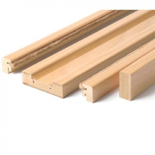 KIT JAMBAS CORREDERA ROBLE BARNIZ. 105mm