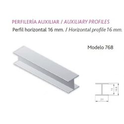 MTS. PERFIL "H" JAPONESA ORO 16mm