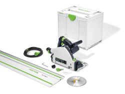 Pack Festool TS 55 FEBQ-Plus + Riel de guía FS 1400/2