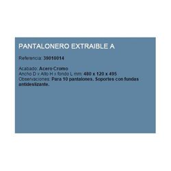 PANTALONERO EXTRAIBLE 390100