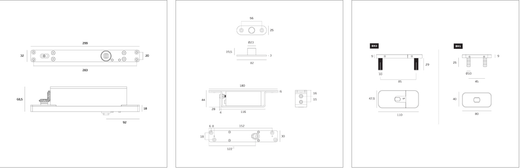 Pivotante JNF in05215 HO c/freno retenedor 350 kgs.