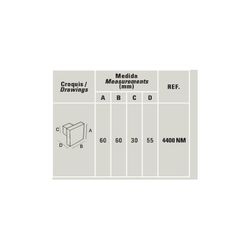 POMO ENTRADA 4400 KUBIK NIKEL MATE