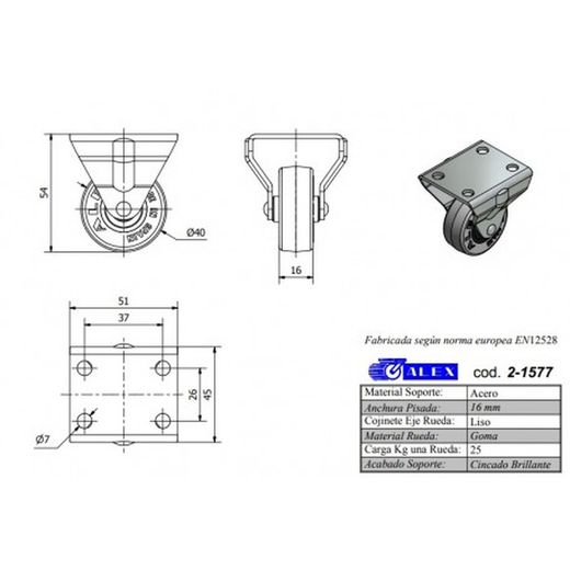 RUEDA ALEX 2-1577