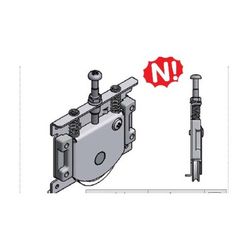 RUEDA INFERIOR CON RODAMIENTO HEMBRA