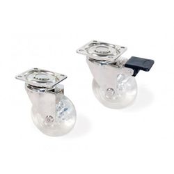 RUEDA TRANSPARENTE SLIP SIN FRENO