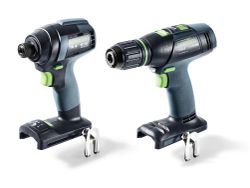 Set de taladro atornillador y atornillador de impacto TID 18 Basic-Set T18 FESTOOL