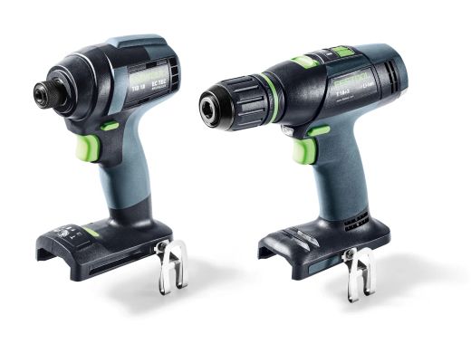 Set de taladro atornillador y atornillador de impacto TID 18 Basic-Set T18 FESTOOL