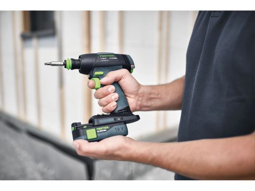 Set de taladro atornillador y atornillador de impacto TID 18 Basic-Set T18 FESTOOL