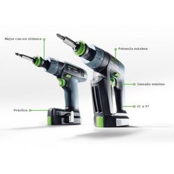 TALADRO ATORNILLADOR FESTOOL TXS LI 2.6 PLUS