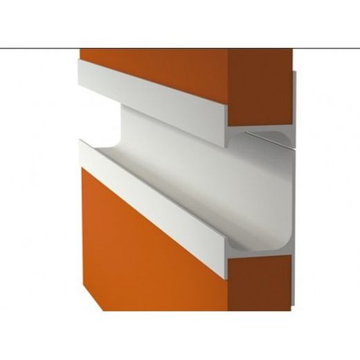 TIRADOR 219 DE 4000mm LACADO INOX. 20mm