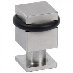 TOPE PUERTA Nº4 ACERO INOX. CUADRADO