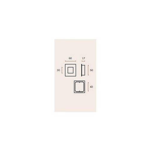 UÑERO ACERO INOX. C/TAPA 60X60 16404